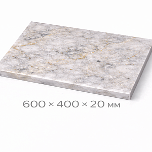 Плита облицовочная "Эконом" (лощеная) 600x400x20 мм